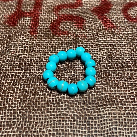 Katmandu Trading Company Jewelry - Turquoise Beaded Ring